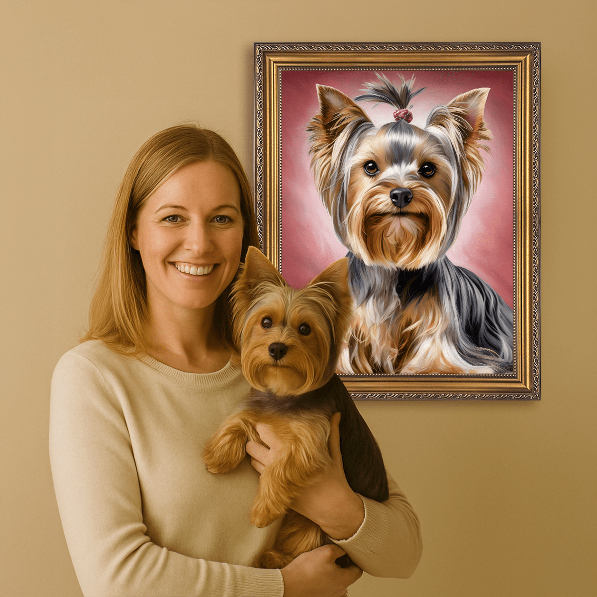 Image of Portret Twojego pupila - obraz na płótnie z Twojego zdjęcia - Wymaluj Prezent