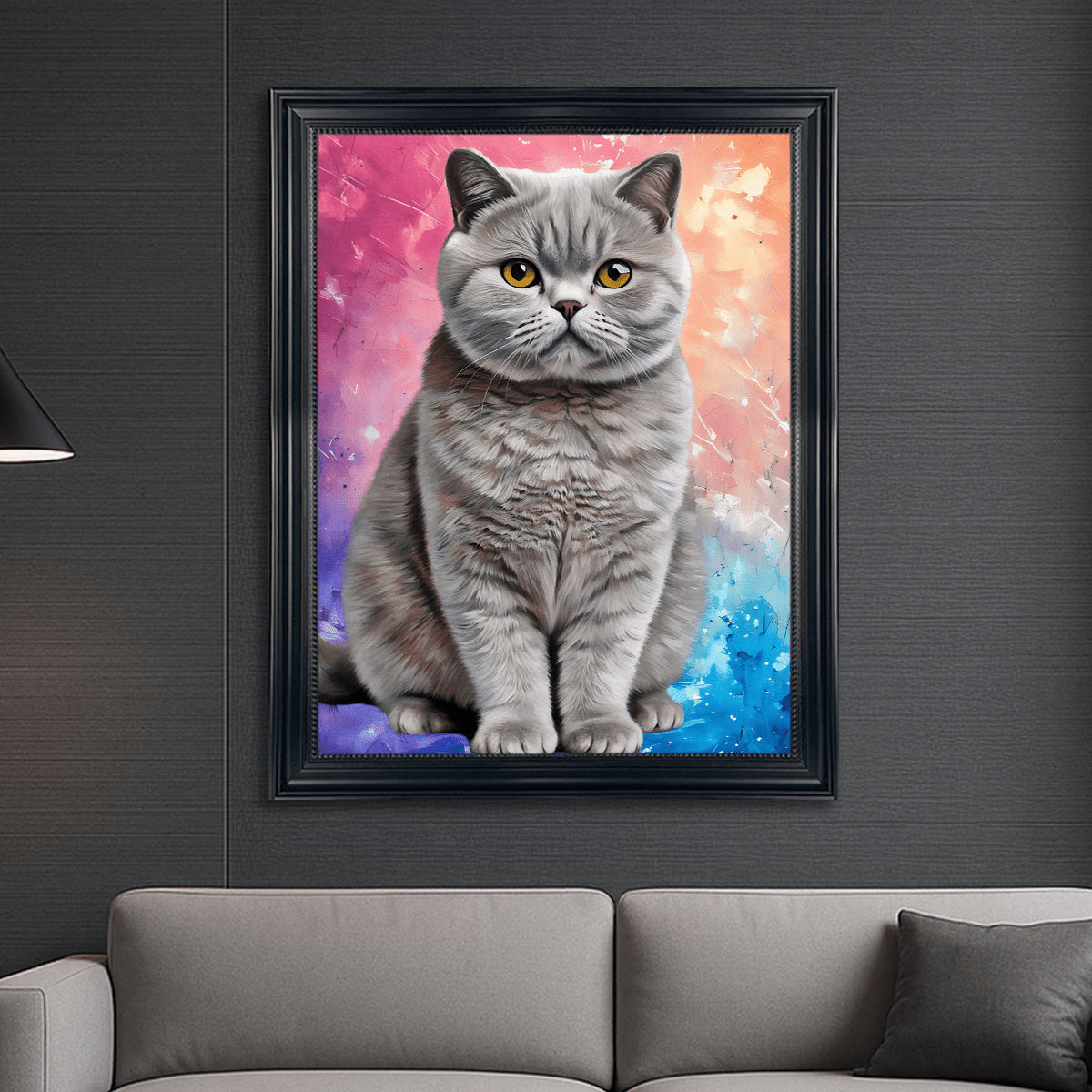 Image of Portret ukochanego kota - obraz na płótnie z Twojego zdjęcia - Wymaluj Prezent