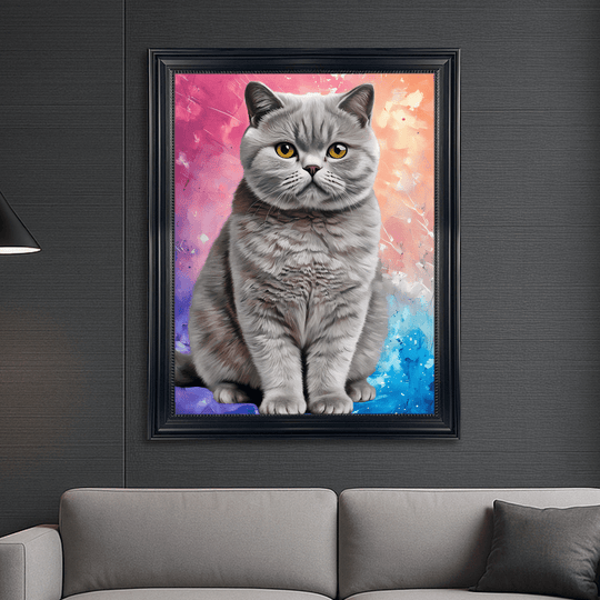 Portret ukochanego kota - obraz na płótnie z Twojego zdjęcia