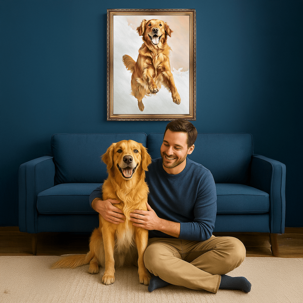 Image of Portret ukochanego pupila - obraz na płótnie z Twojego zdjęcia - Wymaluj Prezent