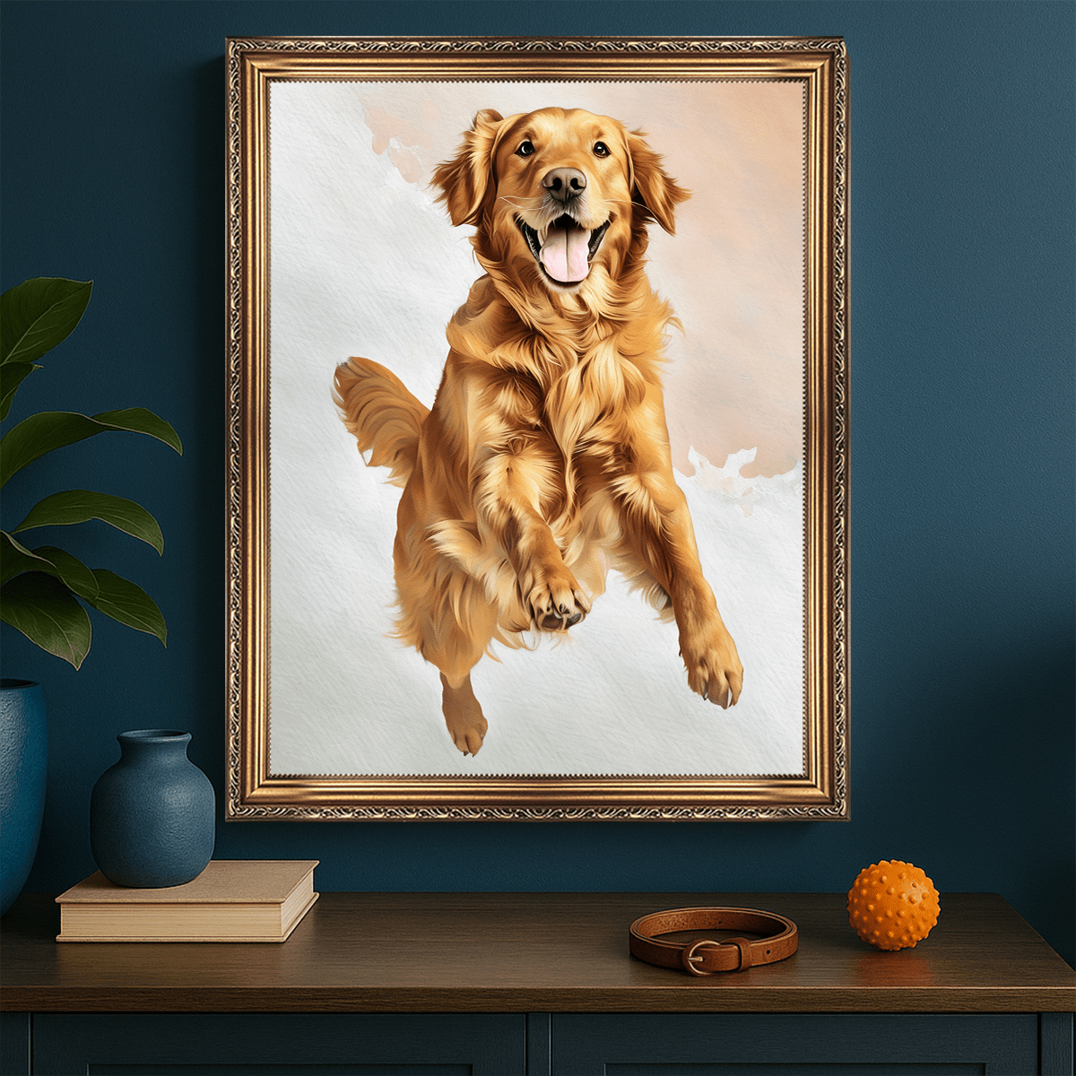 Portret ukochanego pupila - obraz na płótnie z Twojego zdjęcia - Wymaluj Prezent