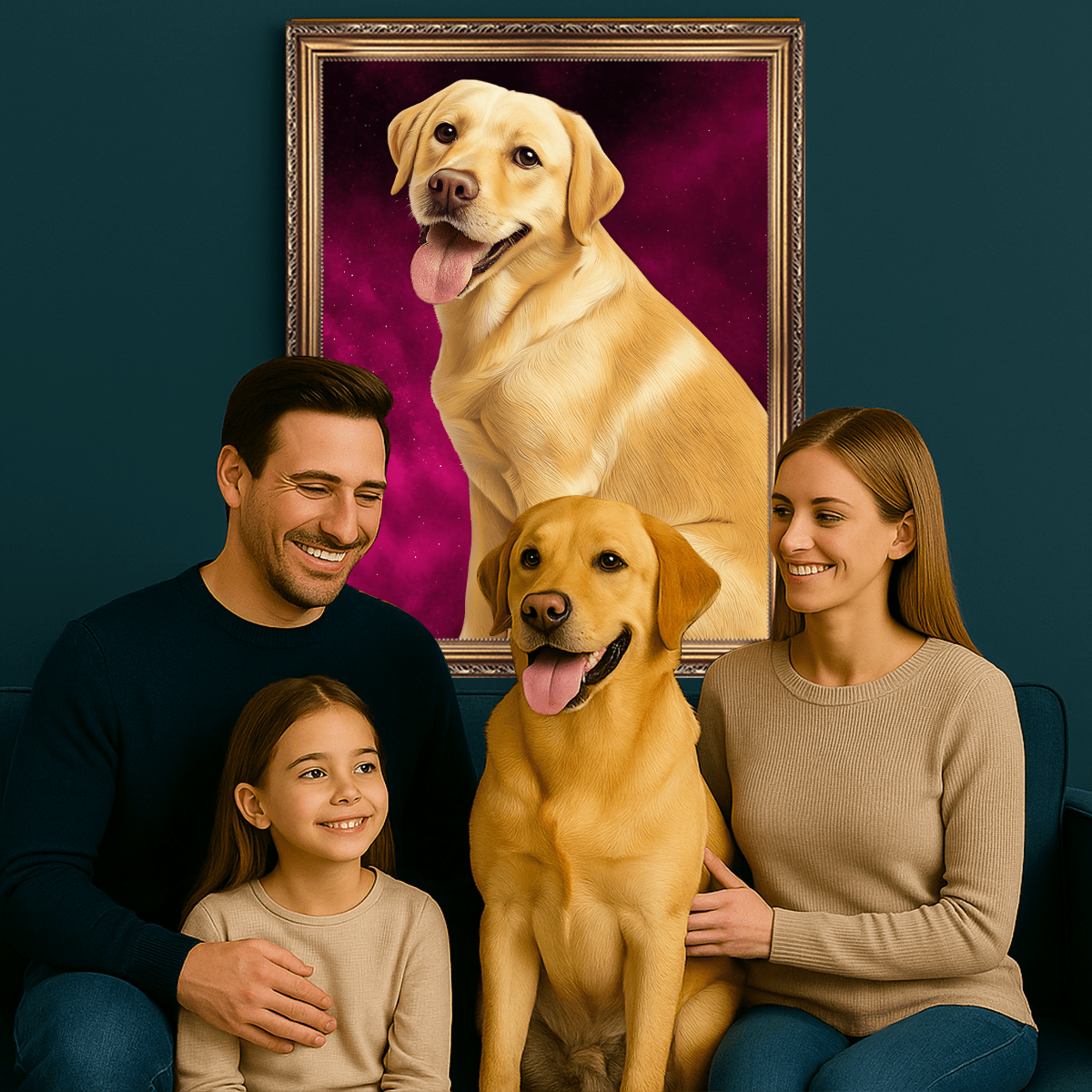 Image of Portret ukochanego zwierzaka - obraz na płótnie z Twojego zdjęcia - Wymaluj Prezent