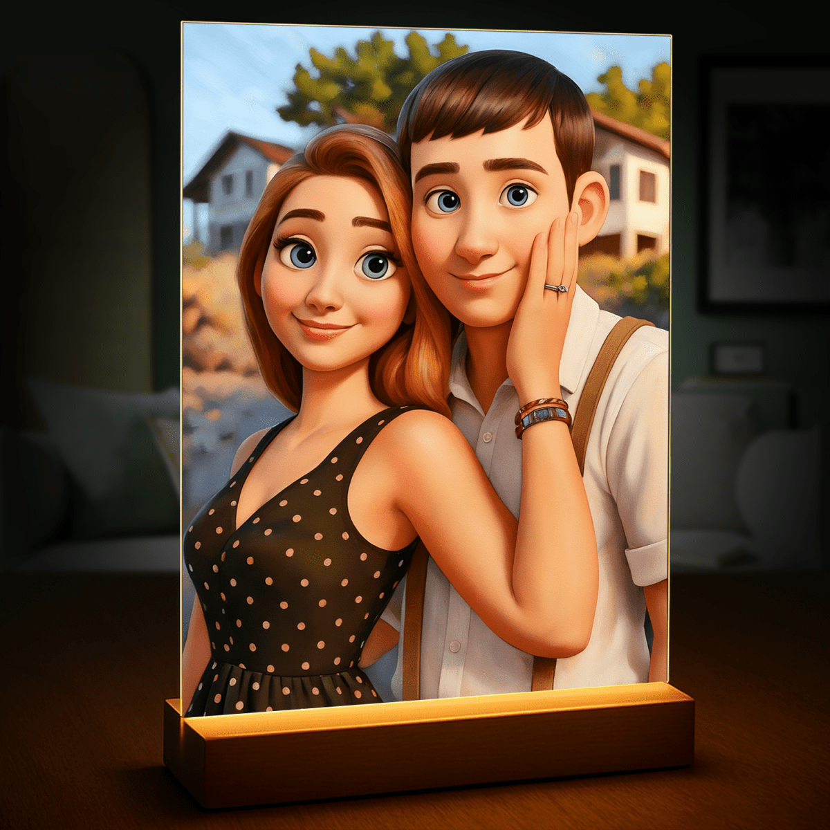 Image of Portret w bajkowym stylu - druk na szkle, portret z Twojego zdjęcia - Wymaluj Prezent