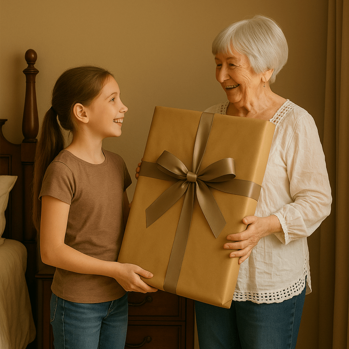 Portret w ilustrowanym stylu na 70 urodziny - obraz na płótnie z Twojego zdjęcia - Wymaluj Prezent