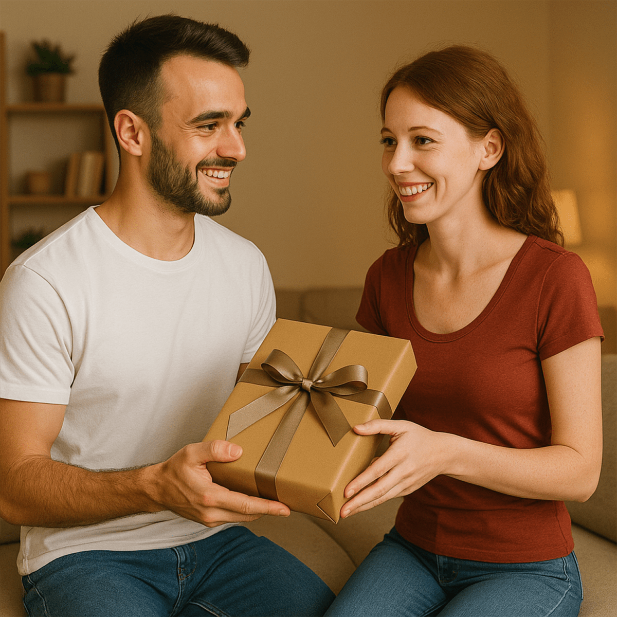 Portret w karykaturalnym stylu dla żony - druk na szkle, portret z Twojego zdjęcia - Wymaluj Prezent