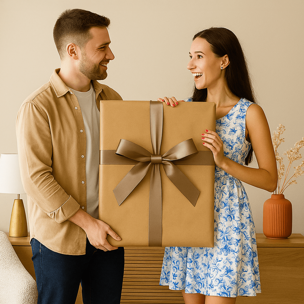 Image of Portret w stylu abstrakcyjnym - obraz na płótnie z Twojego zdjęcia - Wymaluj Prezent