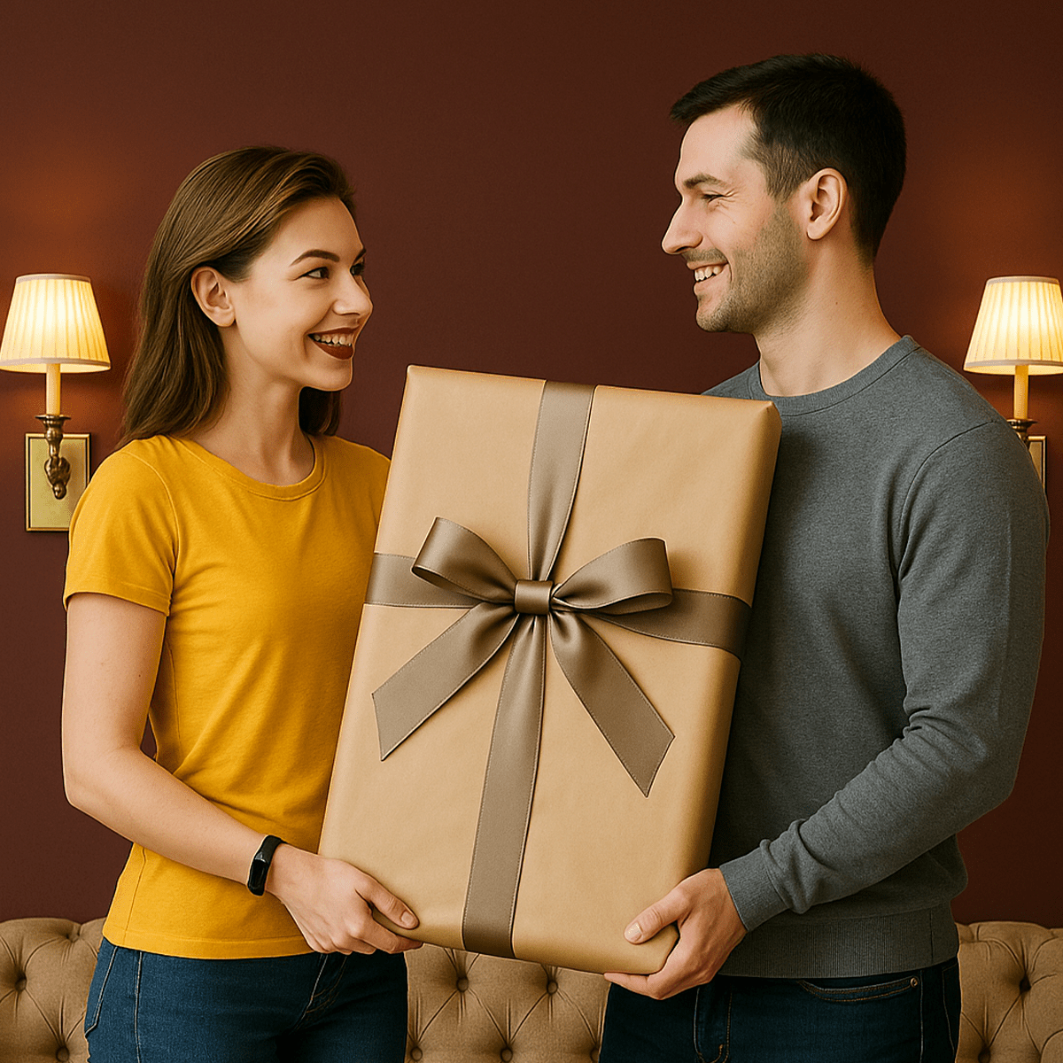 Portret w stylu akwareli - obraz na płótnie z Twojego zdjęcia - Wymaluj Prezent