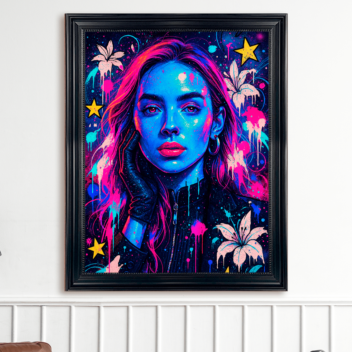 Image of Portret w stylu art - obraz na płótnie z Twojego zdjęcia - Wymaluj Prezent