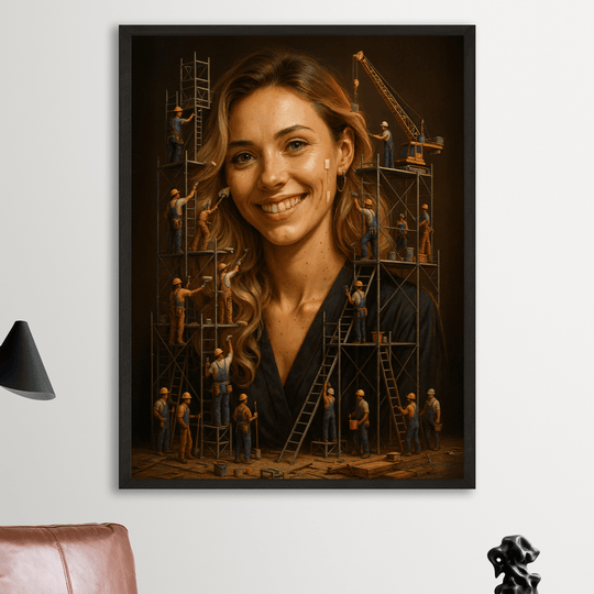 Portret w stylu muralu - plakat z Twojego zdjęcia