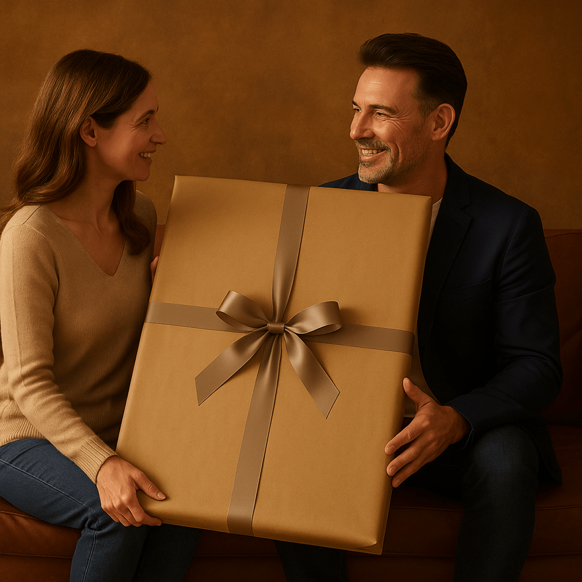 Portret z okazji 50 urodzin - obraz na płótnie z Twojego zdjęcia - Wymaluj Prezent