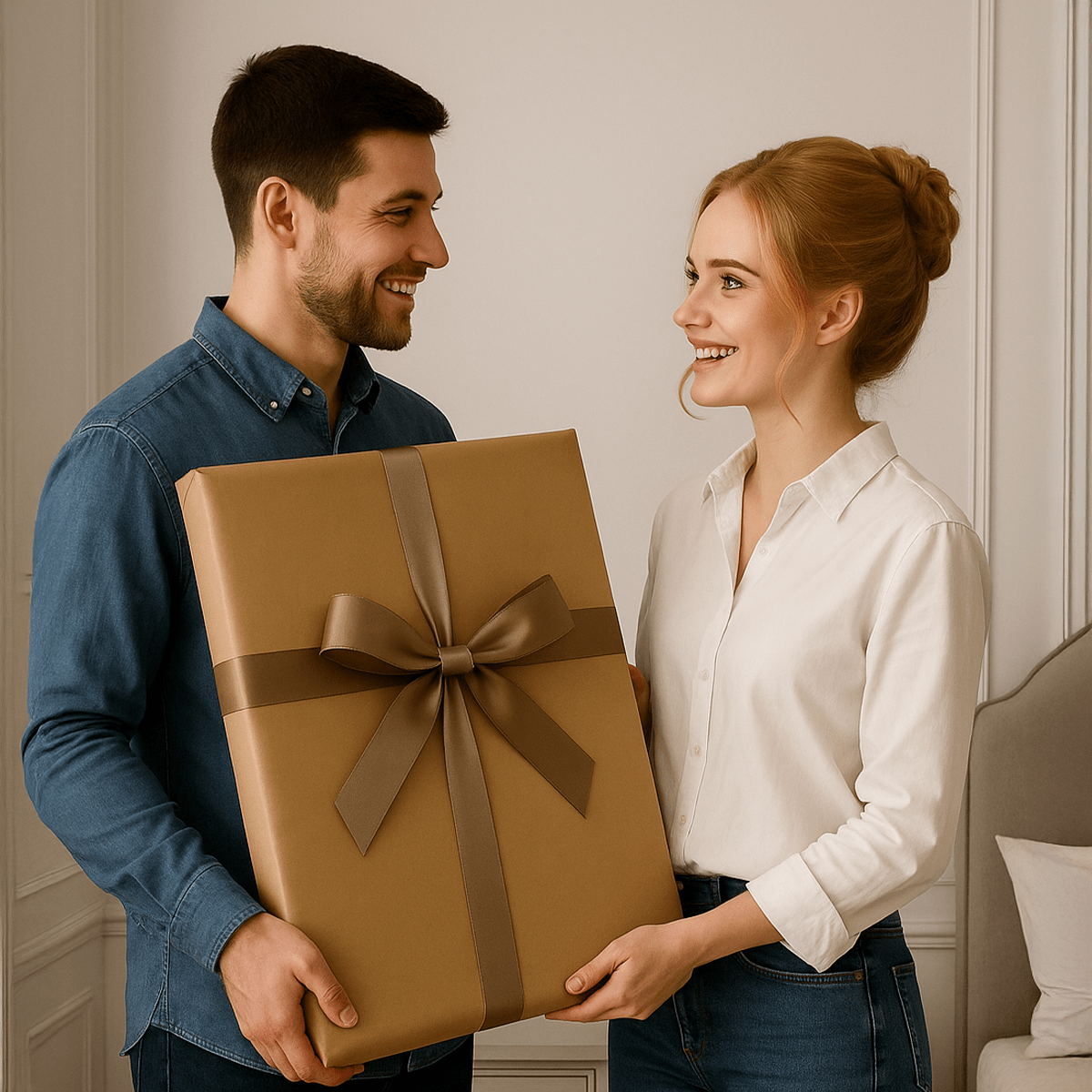 Image of Renesansowy portret z łasiczką - obraz na płótnie z Twojego zdjęcia - Wymaluj Prezent