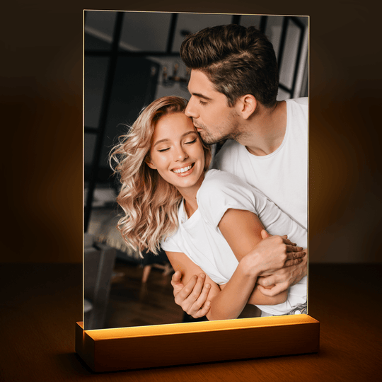 Szczęśliwa para - druk na szkle z Twojego zdjęcia