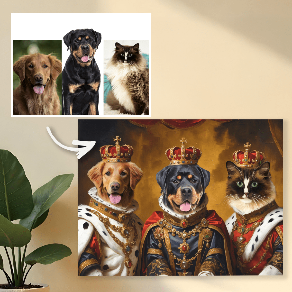 Image of Trzej królowie - obraz na płótnie z Twojego zdjęcia - Wymaluj Prezent