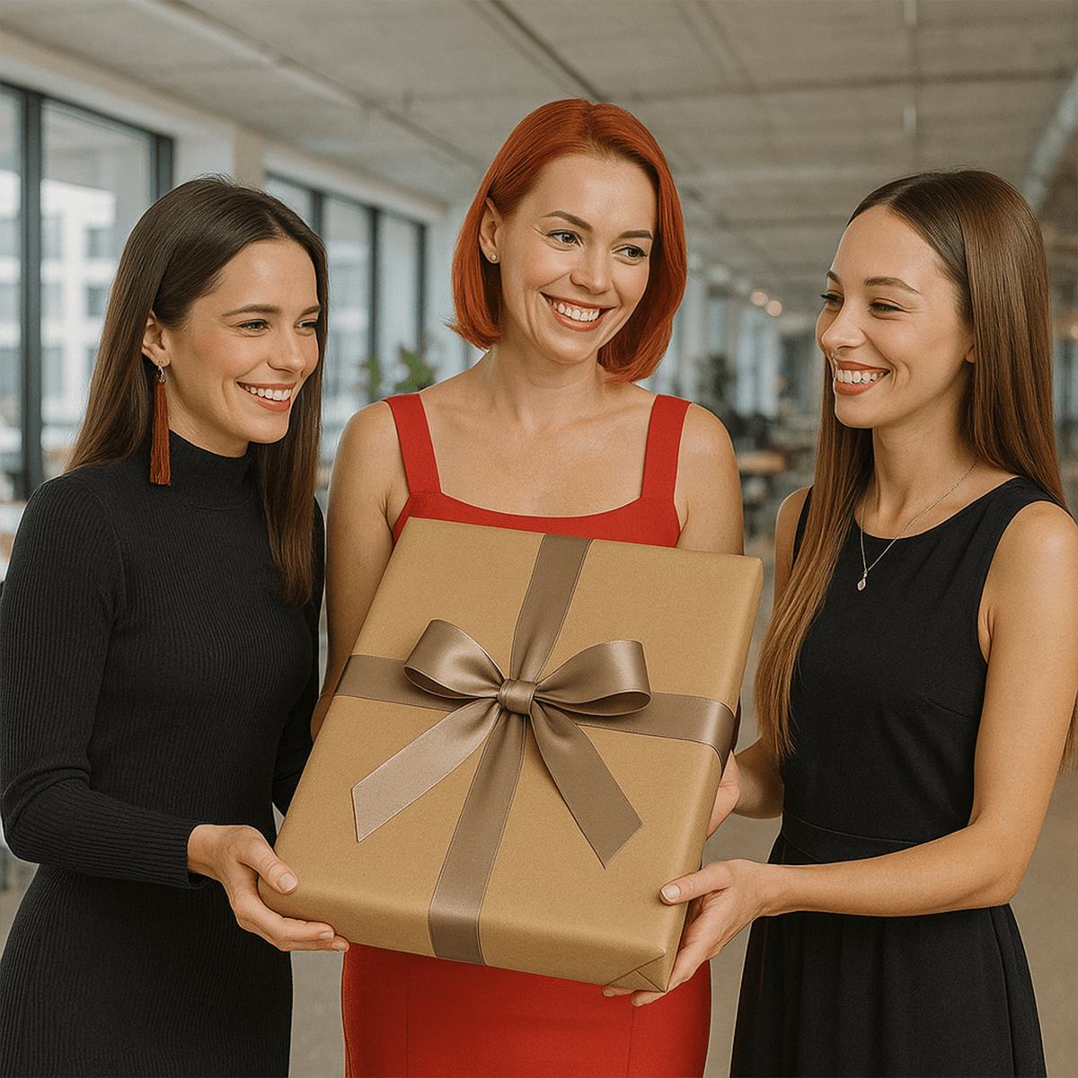 Image of Trzy najlepsze przyjaciółki - obraz na płótnie z Twojego zdjęcia - Wymaluj Prezent