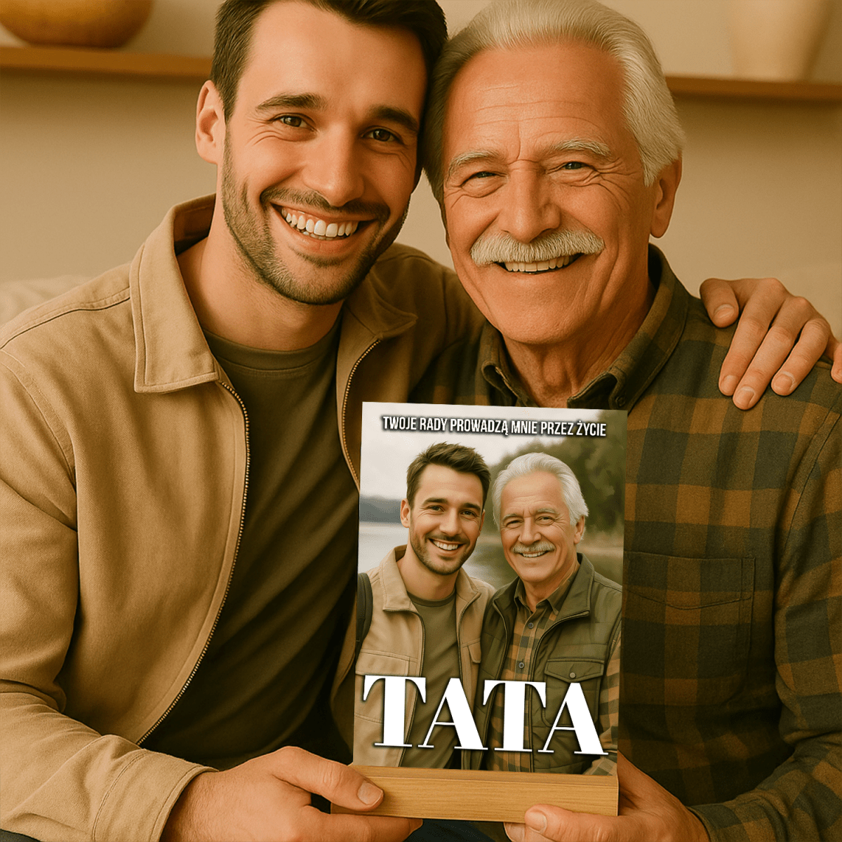 Image of Twoje rady - druk na szkle, portret z Twojego zdjęcia - Wymaluj Prezent