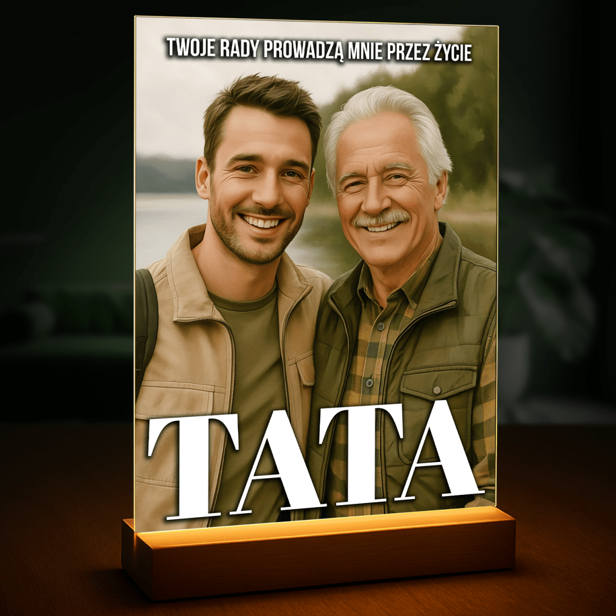 Twoje rady - druk na szkle, portret z Twojego zdjęcia - Wymaluj Prezent