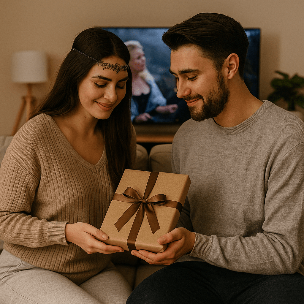 Image of Wasza miłość jak z filmu - druk na szkle z Twojego zdjęcia - Wymaluj Prezent