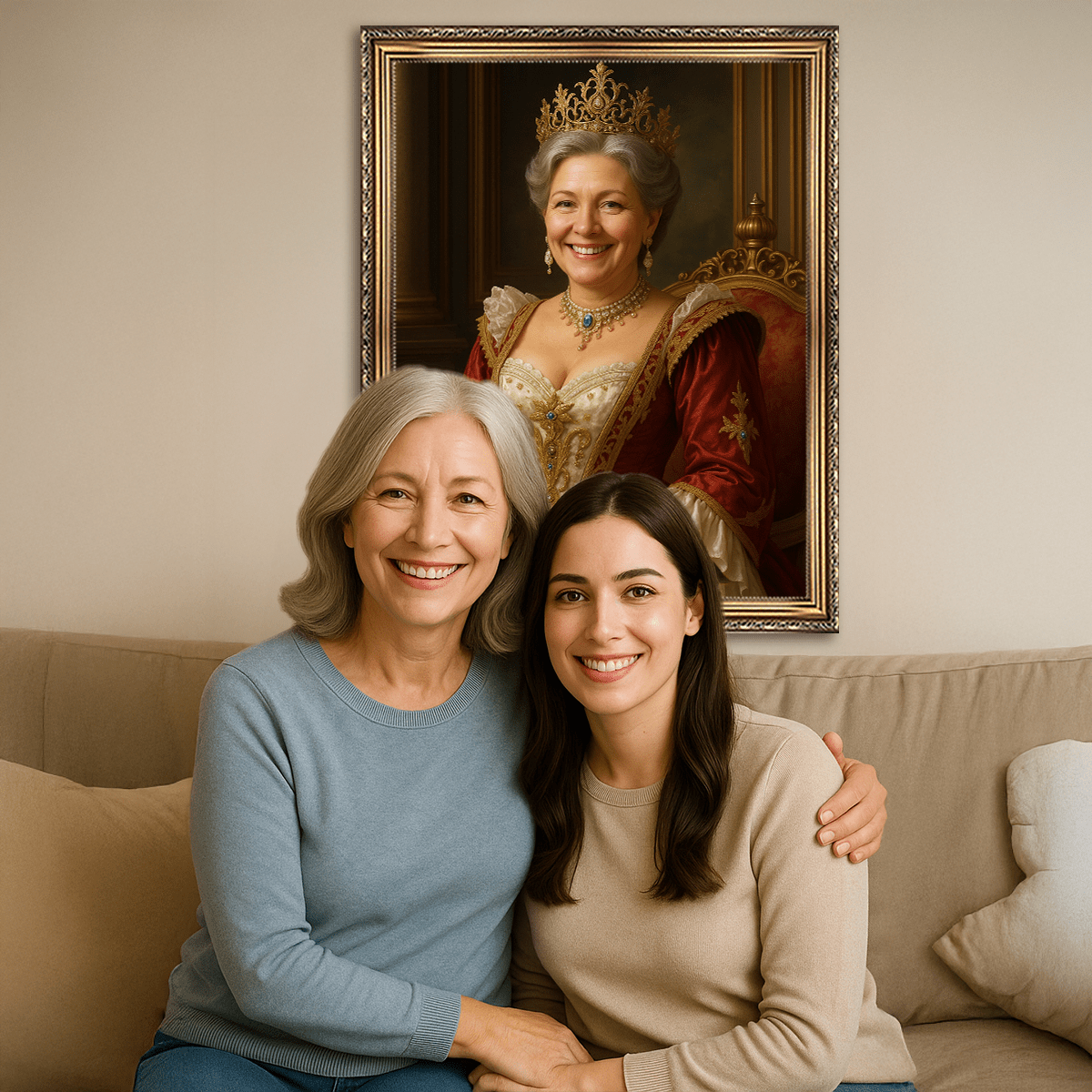 Wasza wysokość - obraz na płótnie z Twojego zdjęcia - Wymaluj Prezent