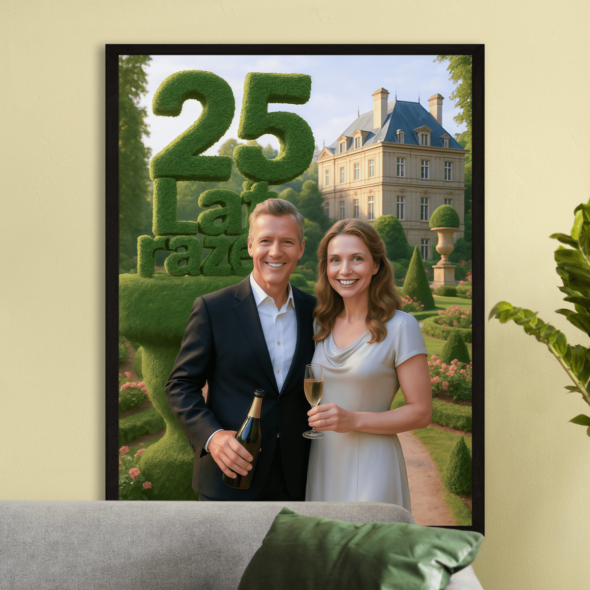 Image of Z okazji 25 lat razem - plakat z Twojego zdjęcia - Wymaluj Prezent