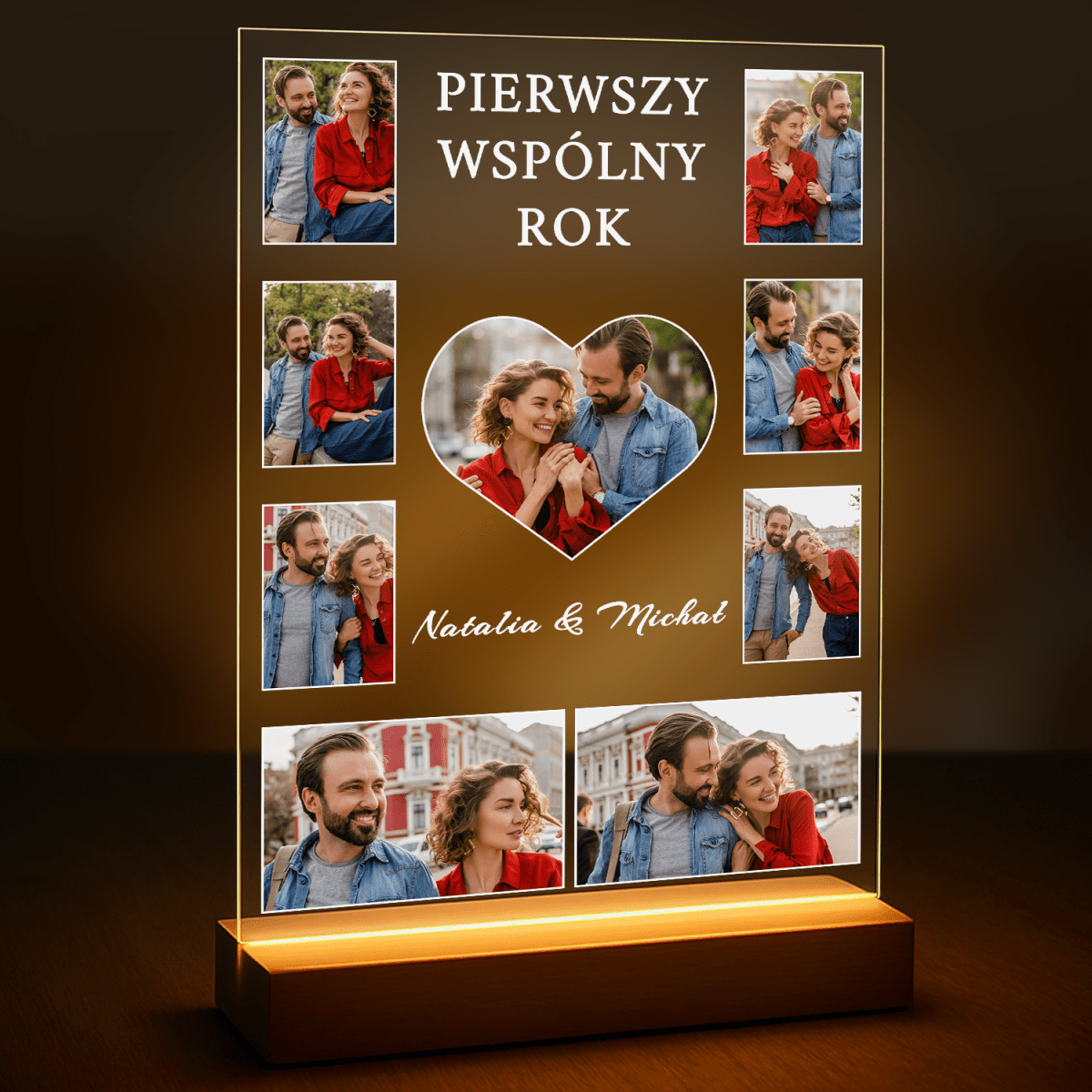 Z okazji rocznicy związku - druk na szkle z Twojego zdjęcia - Wymaluj Prezent