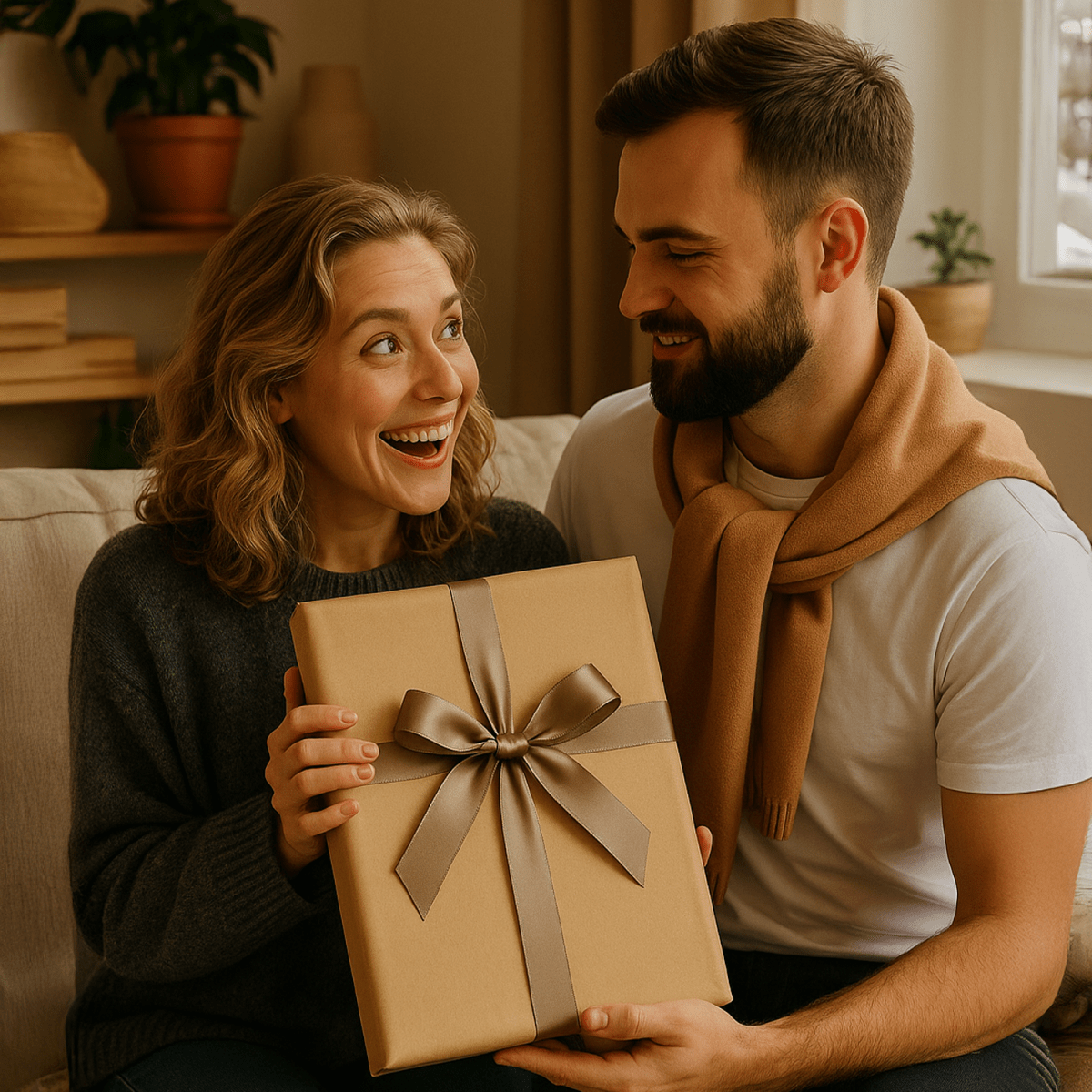 Zdjęcia zakochanej pary + imiona - druk na szkle, kolaż z Twoich zdjęć - Wymaluj Prezent